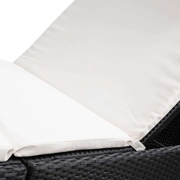 RelaxDays - Napozóágy - Polyrattan - 192x62cm