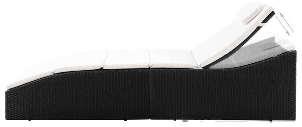 RelaxDays - Napozóágy - Polyrattan - 192x62cm