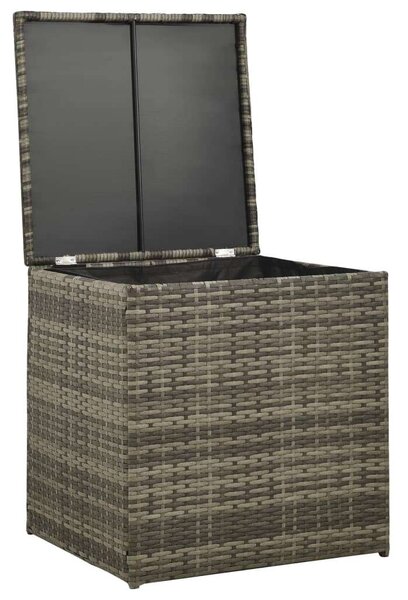 Polyrattan Kerti Bútorszett - 4 részes - Szürke