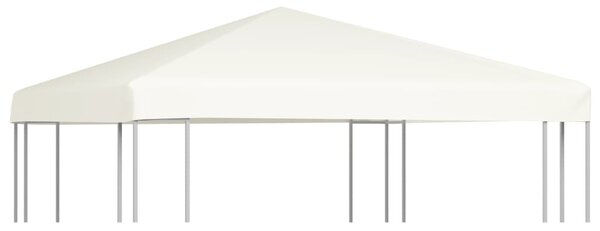 Krémfehér pavilon tetőponyva 310 g/m², 3 x 3 m