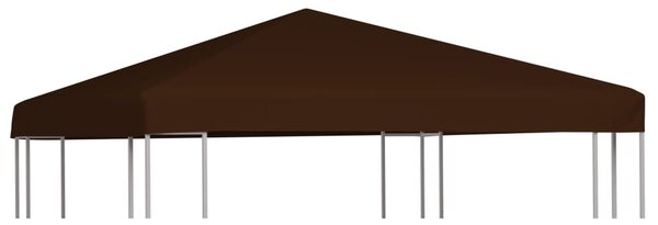 Barna pavilon tetőponyva 310 g/m², 3 x 3 m