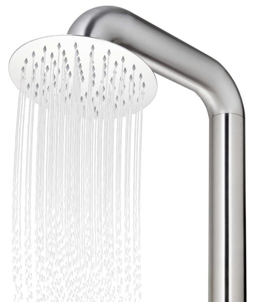 Rozsdamentes acél kerti zuhany 225 cm