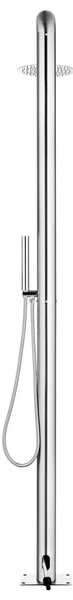 Rozsdamentes acél kerti zuhany 225 cm