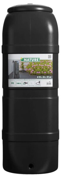 Nature fekete esővízgyűjtő hordó 100 L
