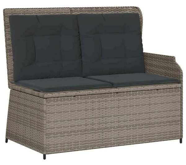 VidaXL Polyrattan Kerti Ülőgarnitúra - 3 részes - Szürke