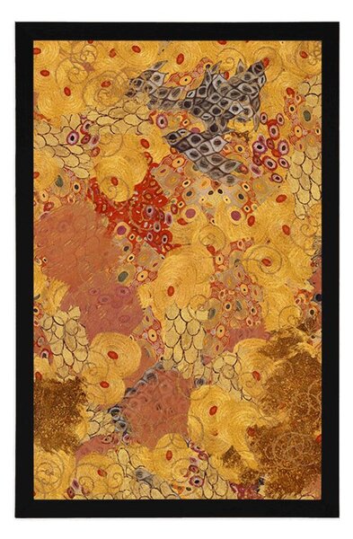 Poszter absztrakció G. Klimt stílusában