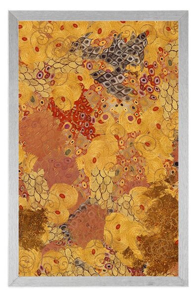 Poszter absztrakció G. Klimt stílusában