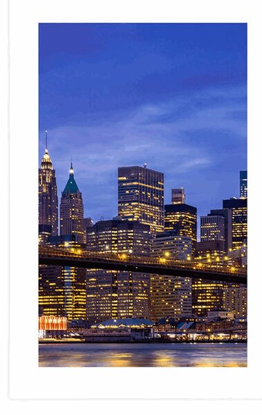 Poszter kerettel Brooklyn hídja