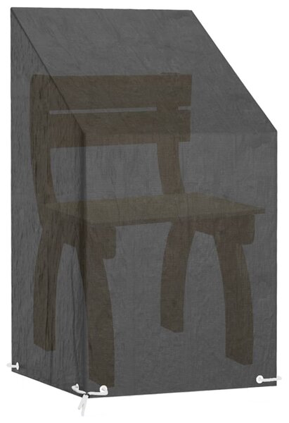 Polietilén kerti szék huzat 8 fűzőlyukkal 65 x 65 x 80/120 cm