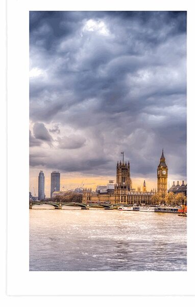Poszter paszpartúval egyedi London