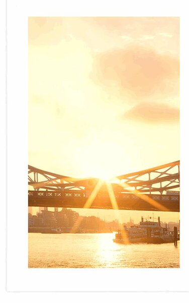 Poszter paszpartuval: Tower Bridge Londonban