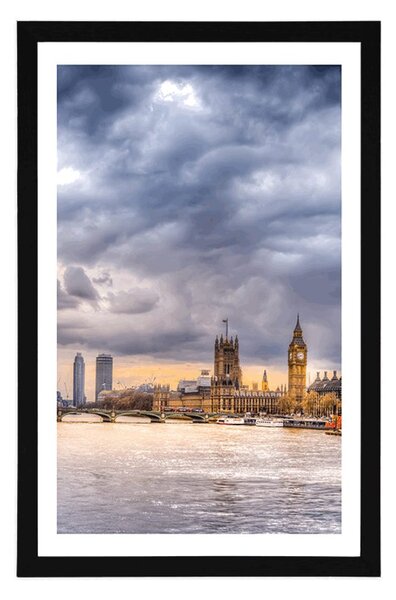 Poszter paszpartúval egyedi London