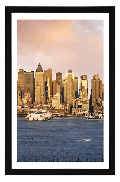 Poszter paszpartuval egyedi New York