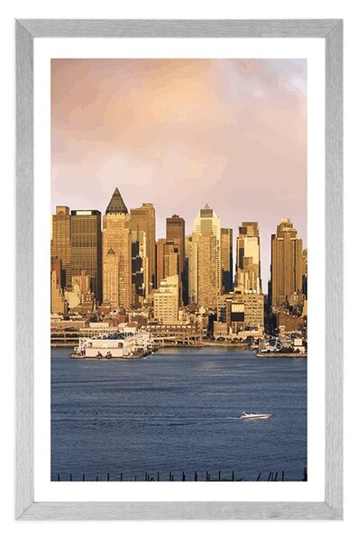 Poszter paszpartuval egyedi New York