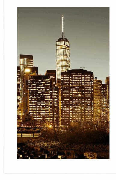 Poszter paszpartuval New York központjáról