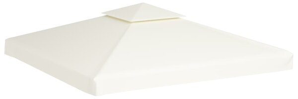 Krémfehér csere pavilon ponyvatető 310 g/m² 3 x 3 m