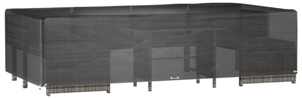 Téglalap alakú kerti bútorhuzat 12 fűzőlyukkal 315x160x75 cm