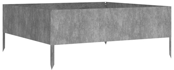 Corten acél kerti magaságyás 100 x 100 x 41 cm