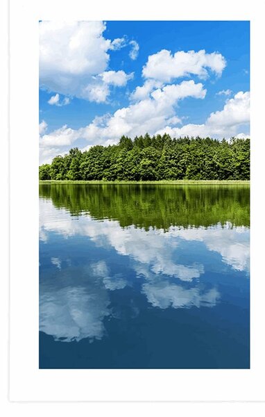 Poszter paszpartuval nyári táj
