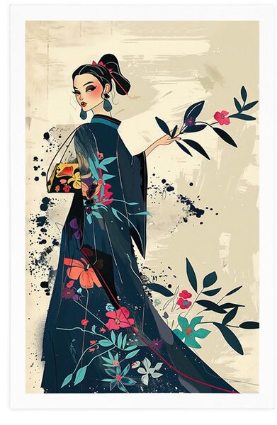 Poszter japandi divatikon
