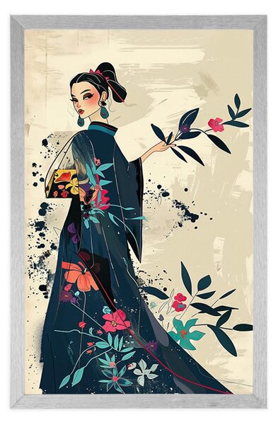 Poszter japandi divatikon