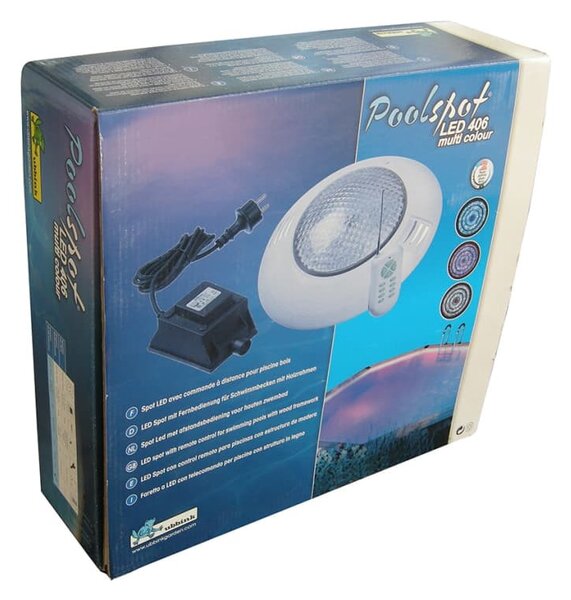 Ubbink 406 LED spotlámpa úszómedence készlet távirányítóval 7504613