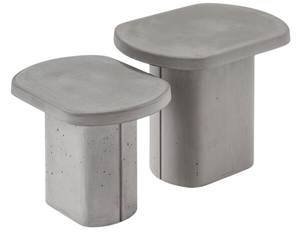 Pedrali Caementum beton kerti oldalasztal 39,5 x 30 cm