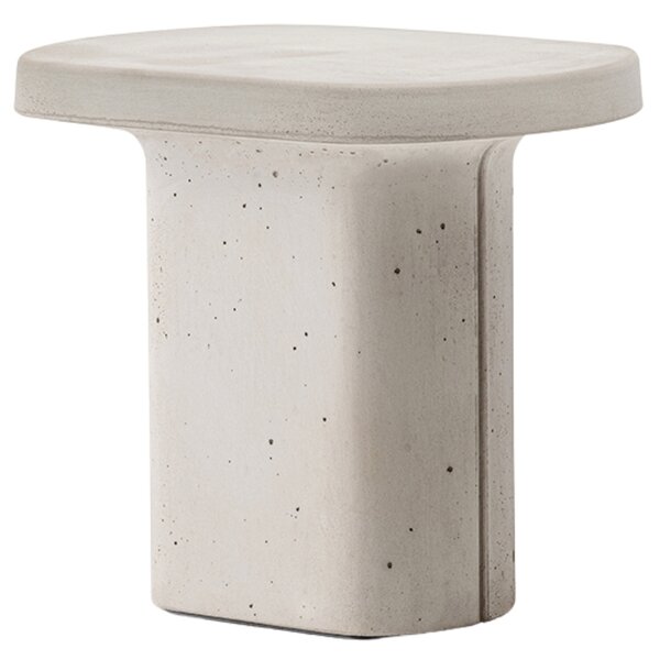 Pedrali Caementum világosszürke beton kerti oldalasztal 39,5 x 30 cm