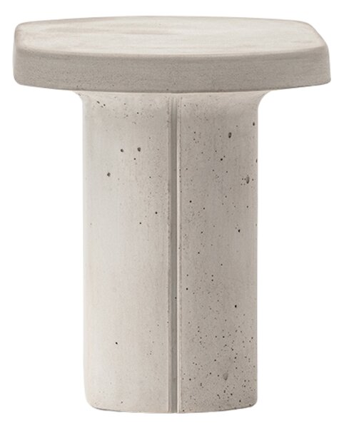 Pedrali Caementum világosszürke beton kerti oldalasztal 39,5 x 30 cm