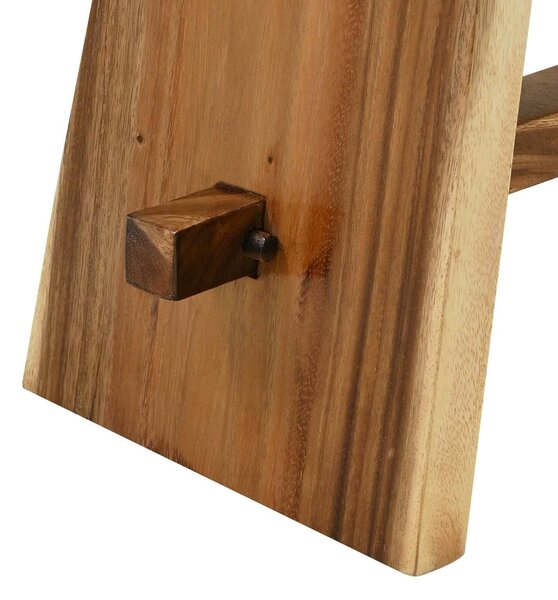 VidaXL Fürdőszobai szék Természetes 50 x 30 x 45 cm Természetes Fa