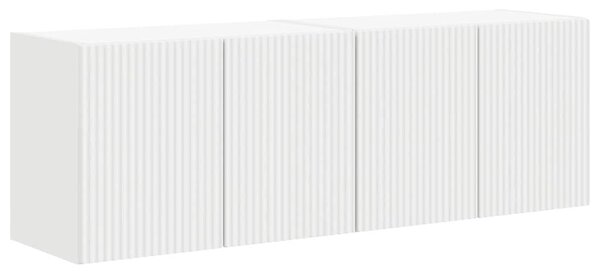 VidaXL TV Fali Szekrény 2 pcs Fehér 59,5 x 31 x 40 cm Faanyag
