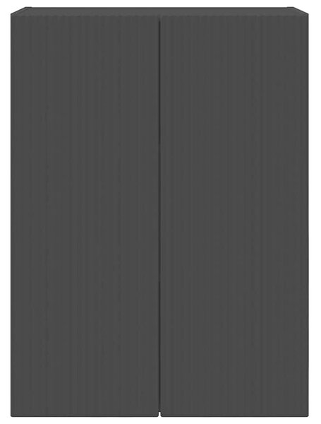 VidaXL TV Fali Szekrény Fekete 59,5 x 31 x 80 cm Faanyag