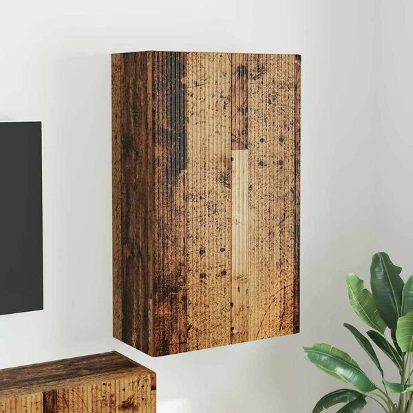 VidaXL TV Fali Szekrény Öreg fa 59,5 x 31 x 100 cm Faanyag