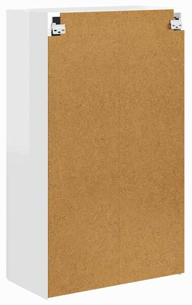 VidaXL TV Fali Szekrény Magas Fényű Fehér 59,5 x 31 x 100 cm Faanyag