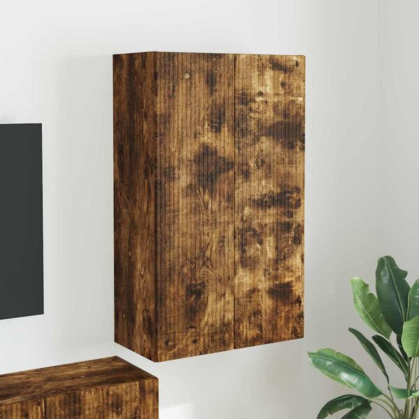 VidaXL TV Fali Szekrény Füstölt tölgy 59,5 x 31 x 100 cm Faanyag