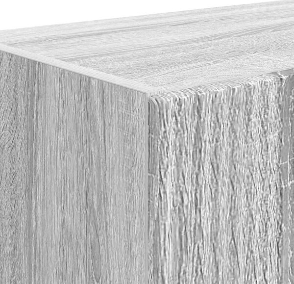 VidaXL TV Fali Szekrény Szürke Sonoma 59,5 x 31 x 100 cm Faanyag
