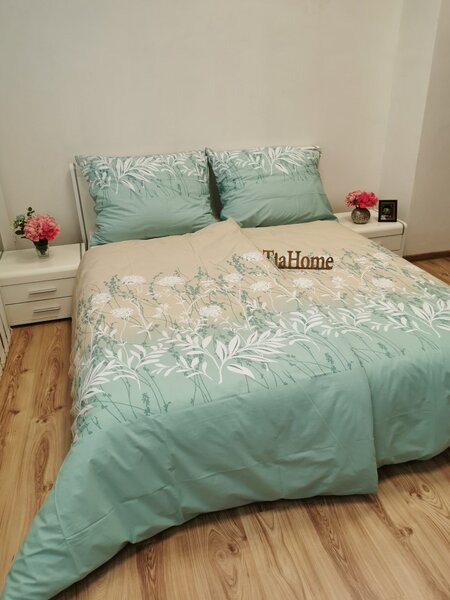 Bambo pamut ágyneműhuzat TiaHome - 2x Párna 90x70cm, 1x Paplan 200x220cm