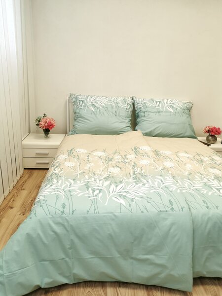 Bambo pamut ágyneműhuzat TiaHome - 2x Párna 90x70cm, 1x Paplan 200x220cm