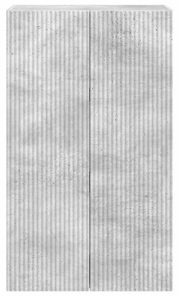 VidaXL TV Fali Szekrény Beton Szürke 59,5 x 31 x 100 cm Faanyag