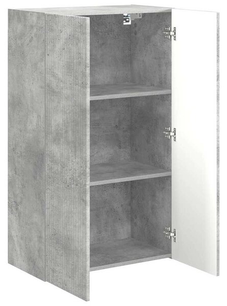 VidaXL TV Fali Szekrény Beton Szürke 59,5 x 31 x 100 cm Faanyag