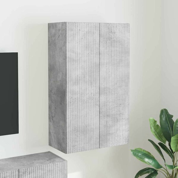 VidaXL TV Fali Szekrény Beton Szürke 59,5 x 31 x 100 cm Faanyag
