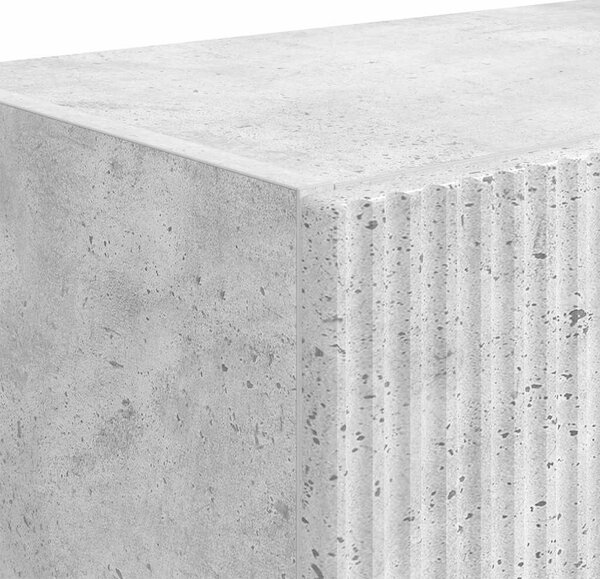 VidaXL TV Fali Szekrény Beton Szürke 59,5 x 31 x 100 cm Faanyag