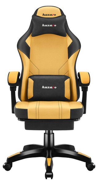 Gamer szék Space lábtartóval Yellow