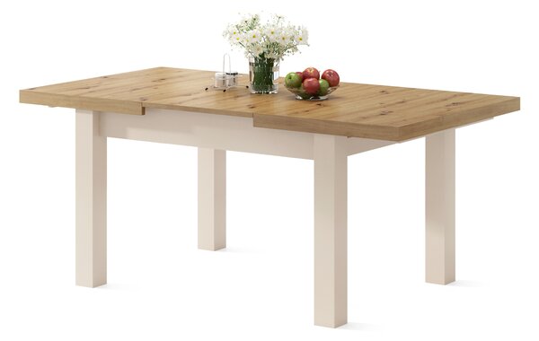 Mazzoni ROYAL Artisan Tölgy/Bézs (Pezsgő) - 270 cm-es NYITHATÓ ASZTAL!