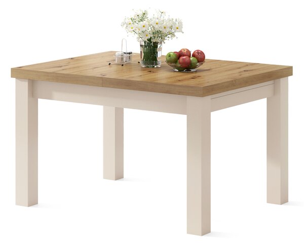 Mazzoni ROYAL Artisan Tölgy/Bézs (Pezsgő) - 270 cm-es NYITHATÓ ASZTAL!