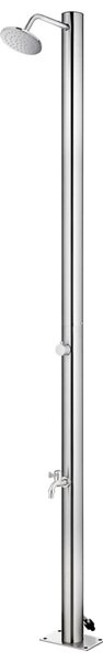 Rozsdamentes acél kerti zuhany 215 cm