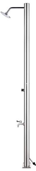 Rozsdamentes acél kerti zuhany 215 cm