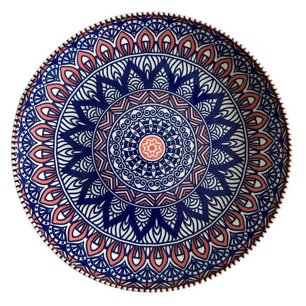 Szicília témájú tányér, 26 cm x 26 cm x 3 cm