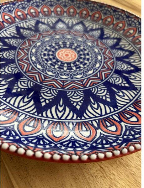 Szicília témájú tányér, 26 cm x 26 cm x 3 cm