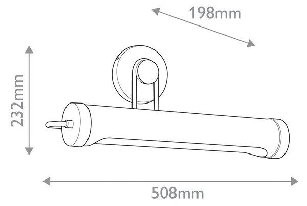 Quintiesse klasszikus falikép világítás wynwood sárgaréz elsqn-wynwood-plmvbs